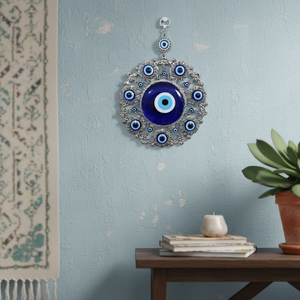 23x17cm Ornement mural en métal Evil Eye - Product Image 3
