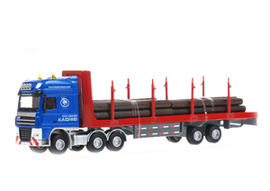 Camion de transport miniature <span class=keywords><strong>en</strong></span> alliage de <span class=keywords><strong>bois</strong></span> simulé 1/50ème modèle de camion jouet pour enfants - Product Image 5