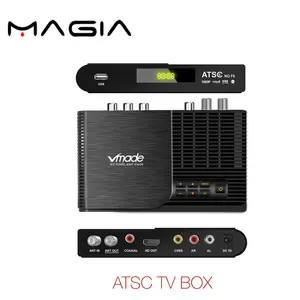 디지털 풀 HD ATSC 디코더 미국 멕시코 한국 tv 방송 PVR 시간 이동 미디어 플레이어 무료 공기 tv 수신기 상자