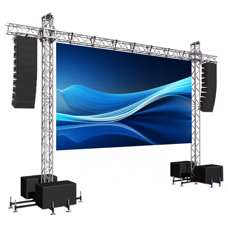 SRYLED SMD LED 디스플레이 500*1000mm LED 화면 상업 광고 LED 디스플레이 야외 P3.91mm 대여 영화 LED 비디오 벽