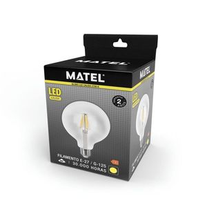 Ampoule LED Globe G125 Claire E27 12W - Éclairage efficace et polyvalent pour la décoration et l'utilisation dans les espaces intérieurs. - Product Image 2
