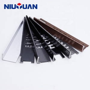 Profilo Angolare in Alluminio a L di Alta Qualità NIUYUAN, Personalizzabile nel Colore, <span class=keywords><strong>per</strong></span> Bordi di <span class=keywords><strong>Piastrelle</strong></span> in Marmo - Product Image 2