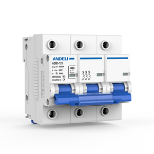 Disjoncteur miniature ANDELI ADB3-125-3P fuite à la terre avec 1p 2p 3p 4p pôles 1000V et 100V tension nominale - Product Image 3