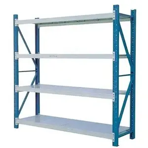 Factory Manufactures Adjustable Medium duty Selectable Metal Steel Stacking Racks Shelves storage shelves