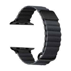 <span class=keywords><strong>Correa</strong></span> de reloj con imán de Cuero al por mayor para <span class=keywords><strong>Apple</strong></span> iWatch Series diseño de cinturón con hebilla inversa - Product Image 5