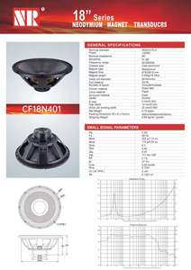Subwoofer Profesional de <span class=keywords><strong>Audio</strong></span> de 18 Pulgadas, Imán de Neodimio, Bobina de Voz de 99.5 mm, Altavoces de Arreglo Lineal, Altavoz de Escenario de Gran Potencia, Aluminio Impermeable - Product Image 4