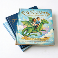 Impression de livres pour enfants personnalisés à couverture rigide, estampage à chaud doré, livre illustré couleur de haute qualité, reliure cousue, plastification