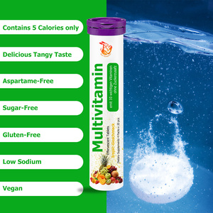 Compléments alimentaires multivitaminés personnalisés aux saveurs naturelles avec acide pantothenique, vitamine B1, comprimés au goût acidulé délicieux - Product Image 5
