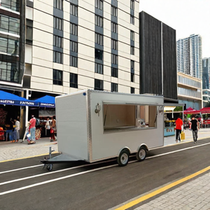 Camion de restauration <span class=keywords><strong>HENO</strong></span> neuf à bas prix, entièrement équipé en aluminium, remorque alimentaire personnalisée, équipement de cuisine complet, dimensions et design personnalisables - Product Image 2