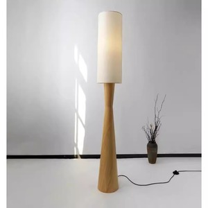 Floor Lamp Walnut Wood Led <b>Light</b> Home Living Room Bedroom Hotel Minimalist Design - Product Image 4