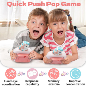 Regali di Compleanno <span class=keywords><strong>per</strong></span> Bambini, Gioco Portatile Quick Fast Push Puzzle, Giocattolo Luminoso Antistress, Divertente Gioco Sensoriale Pop Bubble - Product Image 3