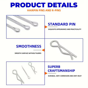 Baiguluo Cotter <b>Pin</b> R-Type <b>Pin</b> Set 458pcs Iron <b>Safety</b> <b>Pins</b> Standard GB51830 Grade A General Usage - Product Image 4