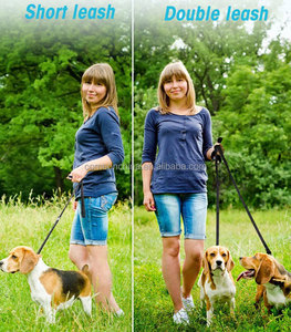 Laisse double pour 2 chiens ou laisse mains libres pour animaux de compagnie réglable pour la course à pied, la randonnée, longues laisses pour chiens de compagnie, vente en gros - Product Image 3