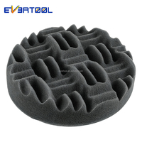 EVERTOOL Tampons de polissage en mousse alvéolée 6'' (150 mm) pour polisseuse orbitale/oscillante, polissage de bateaux, réparations de carrosserie automobile, outil de ponçage