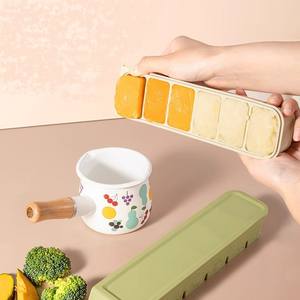 Slim Multi-Cube per alimenti a 6 fori per alimenti in Silicone per cubetti di ghiaccio stampo per ghiaccio con coperchio - Product Image 4