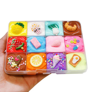 2023 KIDS EDUCATIONAL TOYS CRYSTAL TOY <b>CLAY</b> SLIME KIT <b>SET</b> DIY BUTTER CLOUD UNICORN MAGNETIC BULK SLIME TOYS for KIDS - Product Image 2