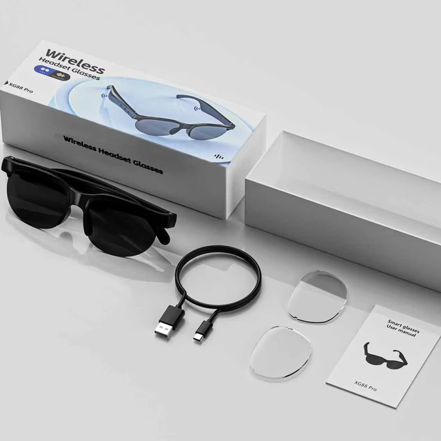 High Tech Blue Tooth App GPT AI Smart Glasses Hall Inductive Switch Photochromic Lenses Sunglasses Real Time Translation Glasses