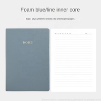 Nouveau carnet classique A5 en cuir PU, carnet de notes à couverture souple pour le bureau et l'école, avec pages lignées, quadrillées ou vierges, papeterie, personnalisation du logo