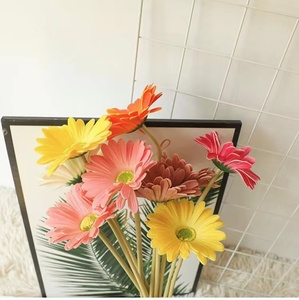 <span class=keywords><strong>Gerbera</strong></span> Artificial de PU, Margarita Africana, <span class=keywords><strong>Jamesonii</strong></span> con Tallo para Bodas, Halloween, Año Nuevo, Decoraciones de Acción de Gracias, Ideas de Regalo para el Hogar - Product Image 6