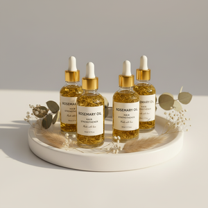 Organic Rosemary Castor Jojoba Infused Herbal <strong>Dry</strong> <strong>Scalp</strong> Strengthening <strong>Oil</strong> Hair-Loss Prevention Nourishing Growth <strong>Treatment</strong> - Product Image 3