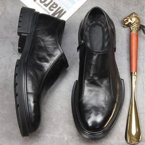 Zapatos de Vestir Casuales de Cuero Genuino para Hombre, Modelo 2026, Suela Suave, Combinan con Todo, de Piel Vacuna, para Negocios y Eventos Formales - Product Image 4