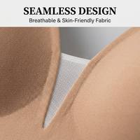 Sujetador sin aros No Underwire Comfort BH Buttery Soft Bralette para mujer, con tirantes cruzados ajustables, sin costuras, de malla de nailon, sin espalda.