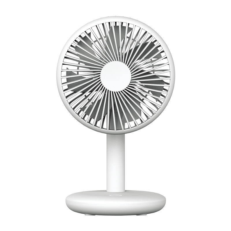Hot Sell Portable Household Automatic Shook Features Usb Tower Desktop Cordless Rechargeable Desk Wireless Small Table Fan