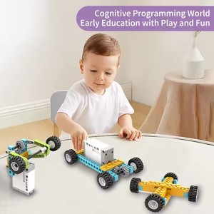 <span class=keywords><strong>SETAM</strong></span> Smart Robot Puzzle Jouet Bloc De Construction Ensemble Éducatif Premier Ensemble Logique Mécanique Puissance Wedo 45530 9686 45544 - Product Image 3