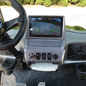 Shininglsv 8座哑光黑色电动高尔夫球车ce认证48v钢材料 - Product Image 6