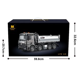 新款惠纳1536 PRO 1/14全比例合金轮重型工程自卸车13通道遥控遥控搅拌车玩具 - Product Image 6