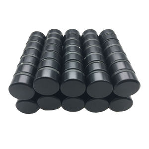 Custom Hot Verkoop Gouden Leverancier Industrie Redelijke Prijs 22X2Mm Zwarte Coating Epoxy Schijf Ronde Neodymium Magneet Voor Koelkast - Product Image 4