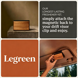 Désodorisant de voiture Legreen Original en bois avec clip métallique, parfum longue durée, éliminateur d'odeurs, accessoires <span class=keywords><strong>auto</strong></span>, huiles essentielles, purificateur - Product Image 3