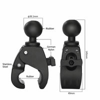 Plaque de montage Velpaw de 1,5 pouce (taille C) pour sondeur de poissons, adaptateur en aluminium pour électronique marine, GPS et traceur de cartes pour bateau et kayak