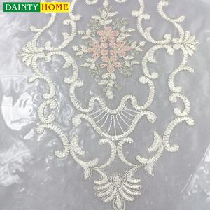 <span class=keywords><strong>Cortinas</strong></span> de poliéster con bordado estilo indio, decoración para el hogar, transpirable - Product Image 3