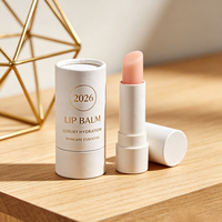 Tube en papier écologique personnalisé pour baume à lèvres, déodorant stick, rouge à lèvres, emballage cosmétique biodégradable