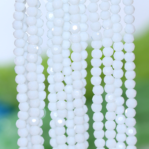 スパークリングクリスタルビーズ8mmファセットRondelleクリスタルランプワークガラスビーズブレスレット製造用 - Product Image 6