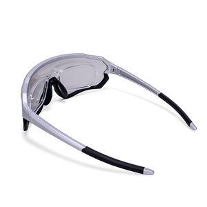 HUBO 510, las mejores gafas <span class=keywords><strong>de</strong></span> <span class=keywords><strong>sol</strong></span> para ciclismo, lentes intercambiables, gafas graduadas fotocromáticas polarizadas, Azul, Blanco y dorado para montaña - Product Image 6