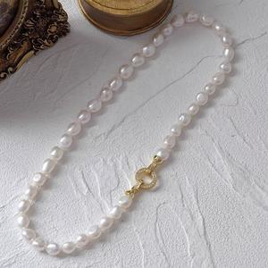 Joyería de diseño de lujo, collar barroco grande blanco natural de agua dulce, 11-13cm, venta al por mayor - Product Image 4