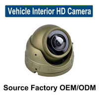 Caméra de surveillance compacte AHD pour véhicule 1080P, boîtier métallique, vision nocturne, connecteur audio pour bétonnière, construction, OEM/ODM