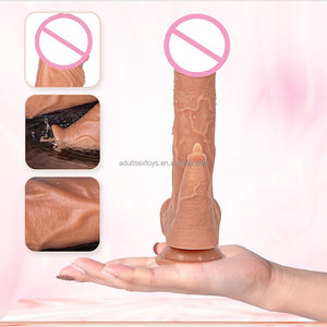 Vibratore per coniglio da 9 pollici donna Vagina G-Spot capezzolo stimolatore per clitoride Dildo rotante telescopico con spinta in <span class=keywords><strong>Silicone</strong></span> - Product Image 6