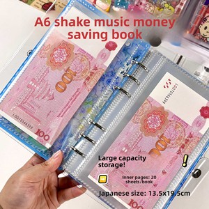 Álbum de Ahorros Acrílico con Diseño de Cara Llorona, Estilo Caricatura, Bonito y de Alta Calidad, Porta Tarjetas Rectangular con Hojas Sueltas A6 - Product Image 4