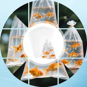 Sac à soufflets latéraux en PE thermoscellable, recyclable, personnalisable, imprimé offset, pour le transport de poissons vivants, usage industriel et expédition d'aquariums - Product Image 6