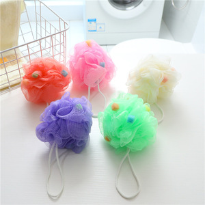 Colorful Nylon <b>Bath</b> <b>Sponge</b> Ball Large Exfoliating Scrubber For <b>Bath</b> Shower Use - Product Image 1