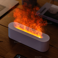 Diffuseur d'arôme de flamme colorée Portable diffuseur d'humidificateur de feu USB diffuseur d'huile essentielle domestique 150ml