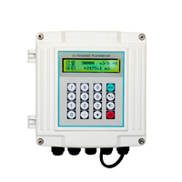 L'eau Débitmètre Capteur À Ultrasons Débitmètre Tds-100F Dn40 Compteur D'énergie Thermique À Ultrasons Avec Bride
