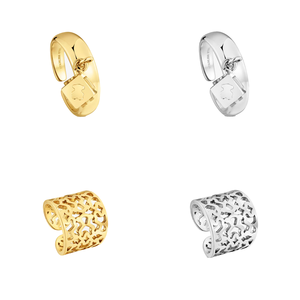 Nuevo <span class=keywords><strong>Anillo</strong></span> Abierto Ajustable con Diseño de <span class=keywords><strong>Oso</strong></span> Español, Joyería Fina con <span class=keywords><strong>Oso</strong></span> Delicado, Adorno Sofisticado para Mujer Moderna - Product Image 1