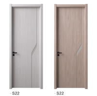 Portes intérieures en bois au design moderne et professionnel, avec panneau en mélamine, taille personnalisée pour une sécurité accrue