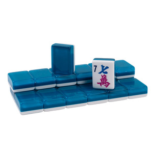Hot Selling Portable Acrylic <b>Mahjong</b> <b>Set</b> Hand-rubbed Jelly Tiles Professional Casino Quality for Social Clubs - Product Image 5