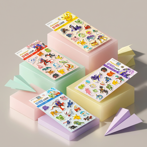 โปเกมอน 3D ป๊อปสติ๊กเกอร์ 20 ชิ้นแผ่นเกาหลีพัฟฟี่ บับเบิ้ลเด็กการ์ตูนอะนิเมะของเล่นสะสมงานอดิเรกขายส่ง - Product Image 3