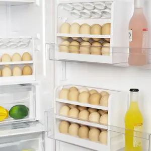 الإبداعية الوجه صندوق بيض المنزلية المطبخ الثلاجة البيض صندوق تخزين